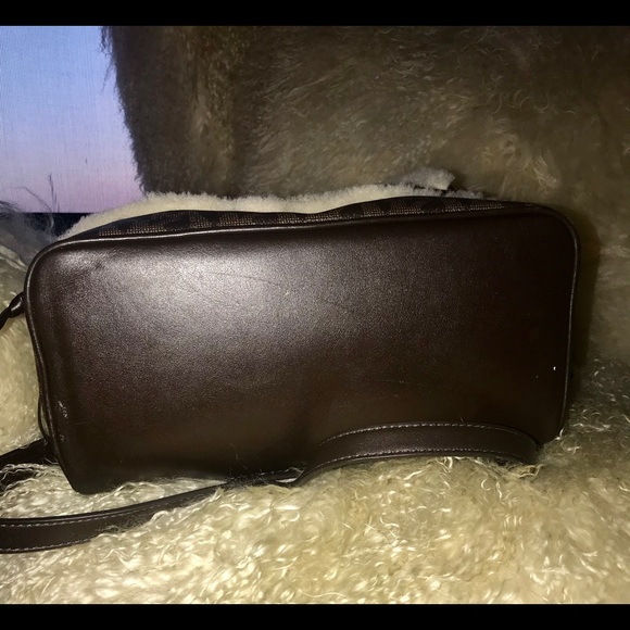 Michael Kors  brown/ black backpack with trim fur - Picture 5 of 8